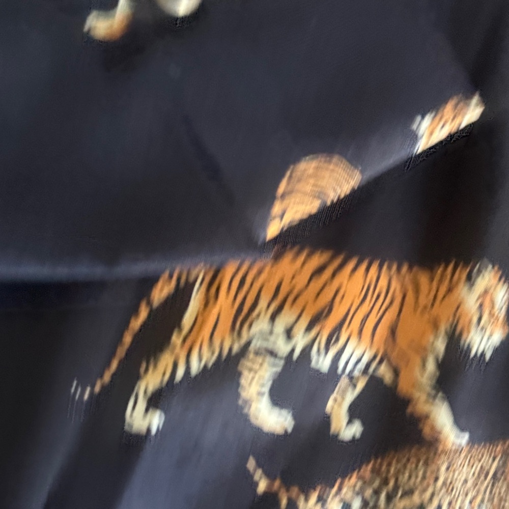 Zara Black Dress with Tiger Pattern - Picture 8 of 9